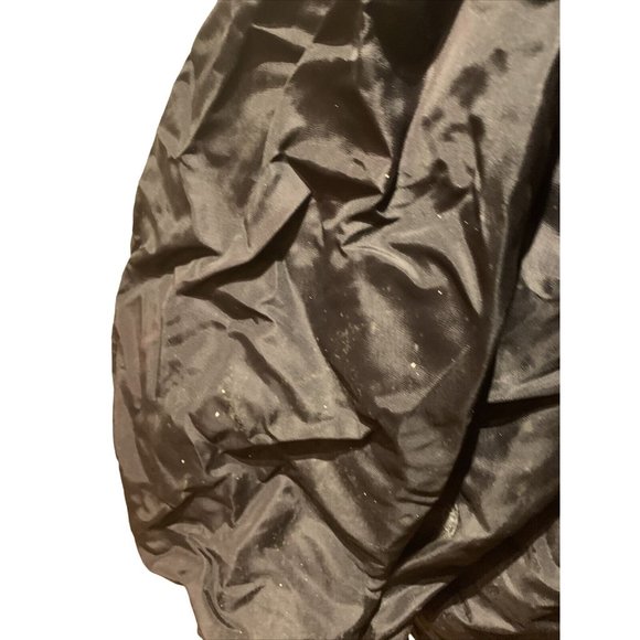 VINTAGE Bill Berman California Styled Jodi Schwartz DRESS Sz 7 Poofy BLACK 80s - Picture 6 of 6